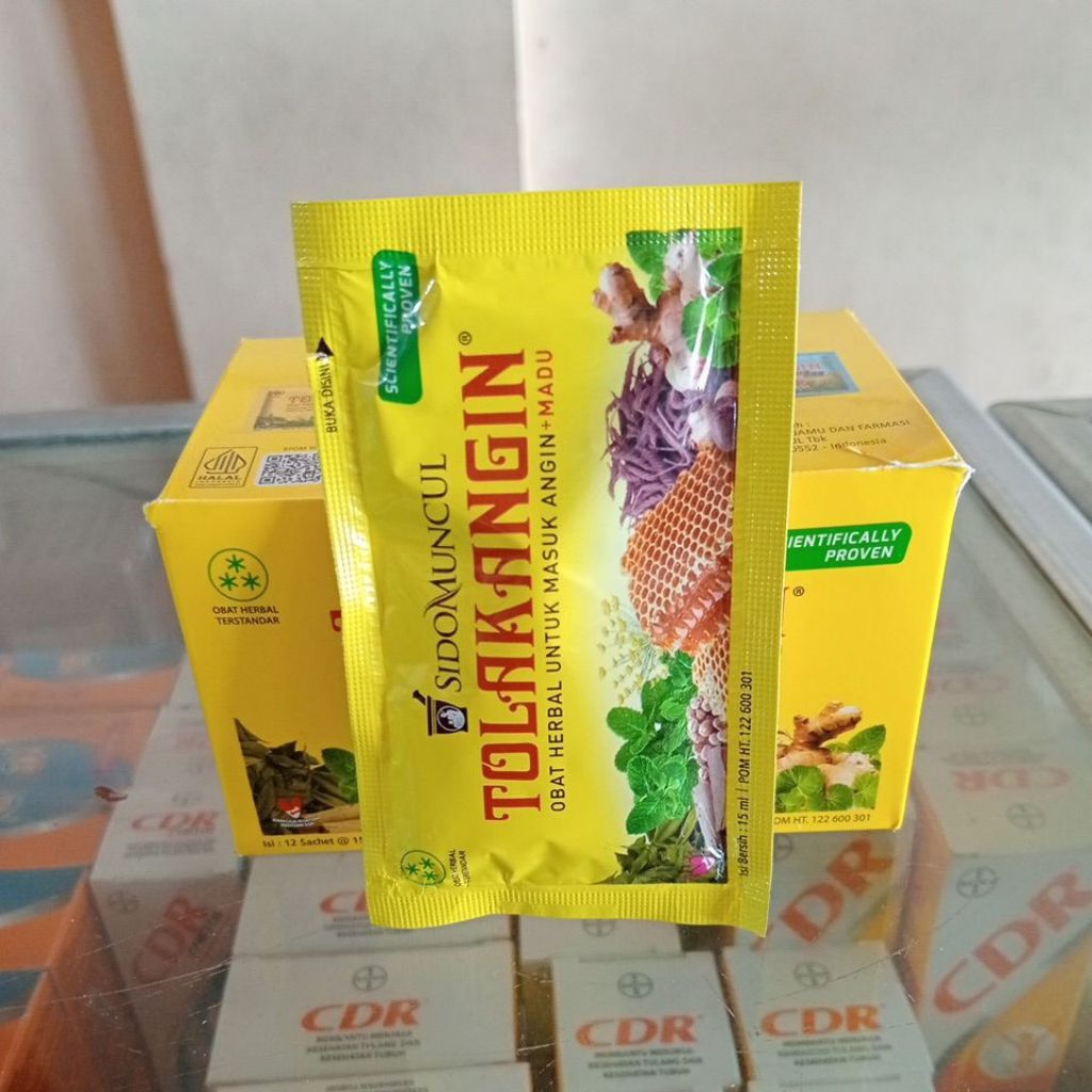 Tolak angin sidomuncul + madu 15 ml/sachet