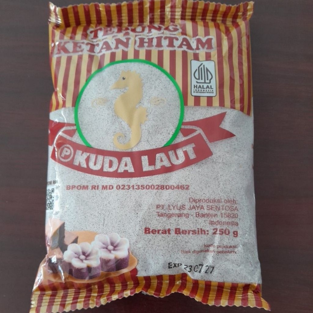 

Tepung Ketan Hitam Kuda Laut 250 gr