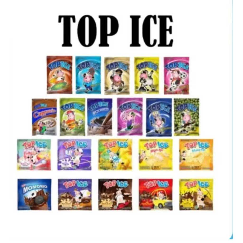

TOP ICE minuman serbuk minuman instan bubuk instan 1 renteng banyak varian