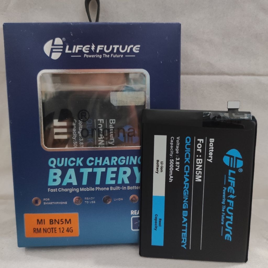 BATT REDMI NOTE 12 4G/BATERAI BN5M/BATRE BN 5M/BATTERY BN-5M/REDMI NOTE 12 4G