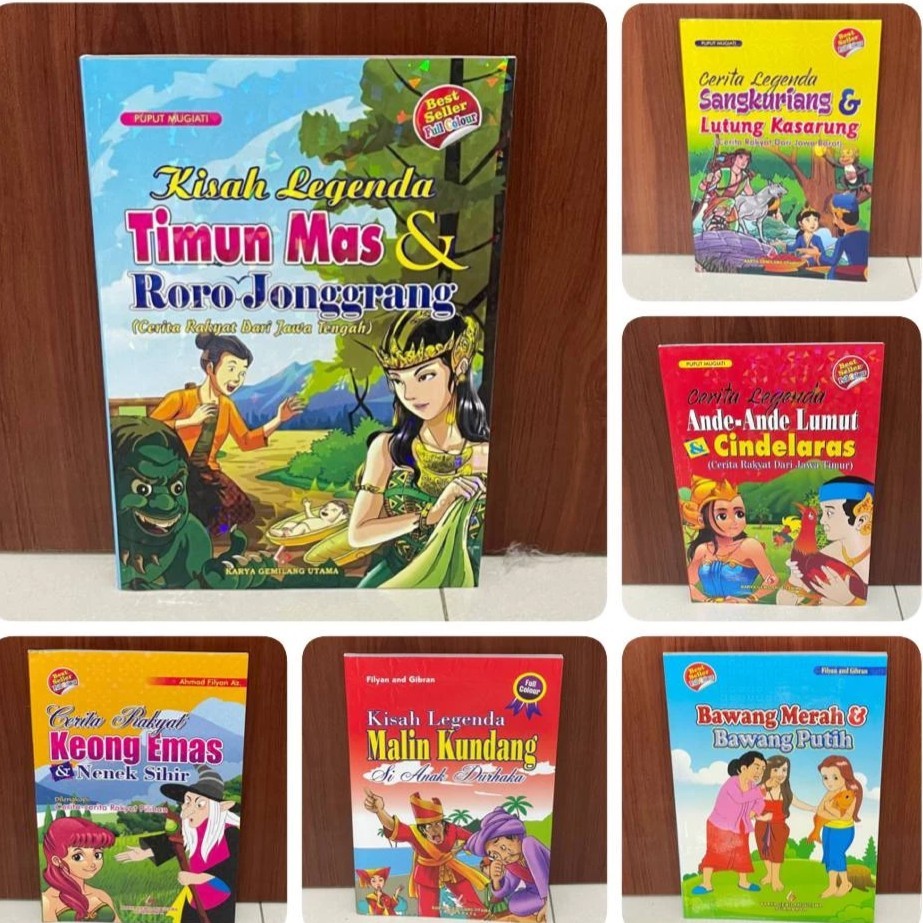 BUKU BACAAN ANAK Buku Dongeng Anak Tebal 128 Halaman Lingkar Media