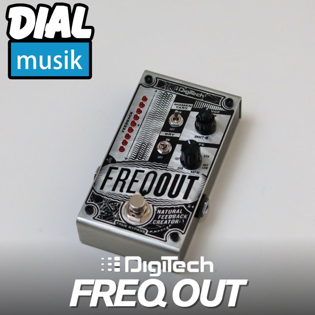 Digitech Freqout-V-00 Natural Feedback Creator - Efek Digitech Original / Pedal Digitech FreqOut