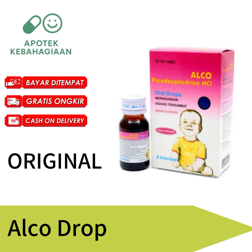 Alco Drop 15Ml Obat Batuk Pilek Bayi Anak