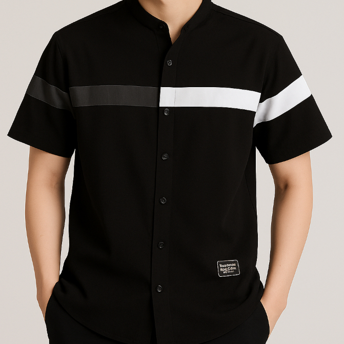 Hem Pria Simple Keren Bahan Adem Baju Lebaran Laki Laki Model Trendy Premium Kemeja Dewasa Cocok Unt