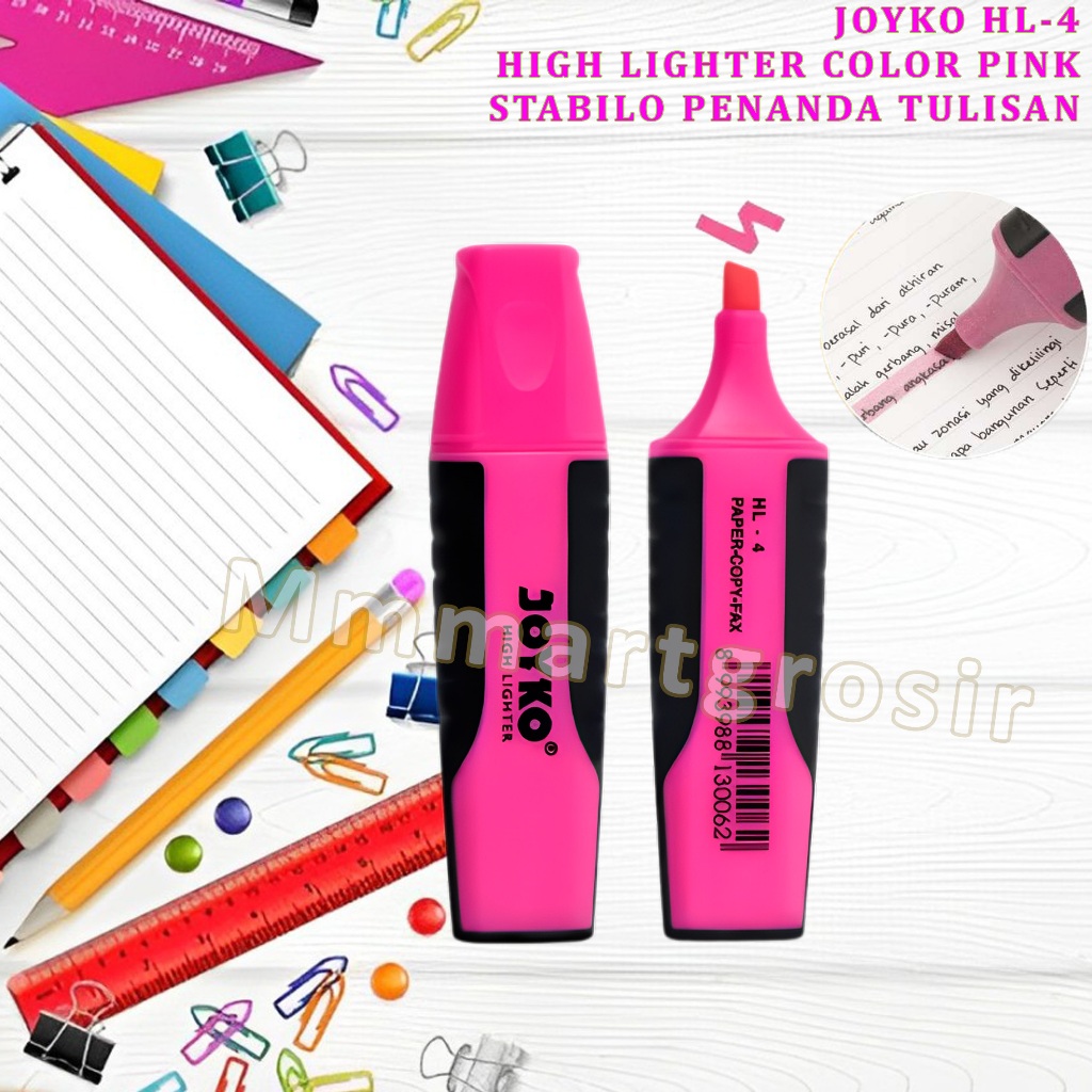 

Joyko / High Lighter Color Pink / Stabilo Penanda Tulisan / HL-4