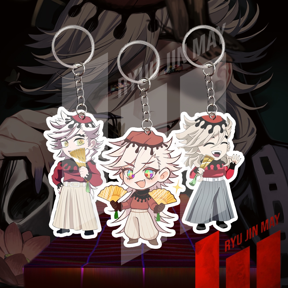 Gantungan Kunci / Keychain / Gantungan HP - Kimetsu no Yaiba - Douma