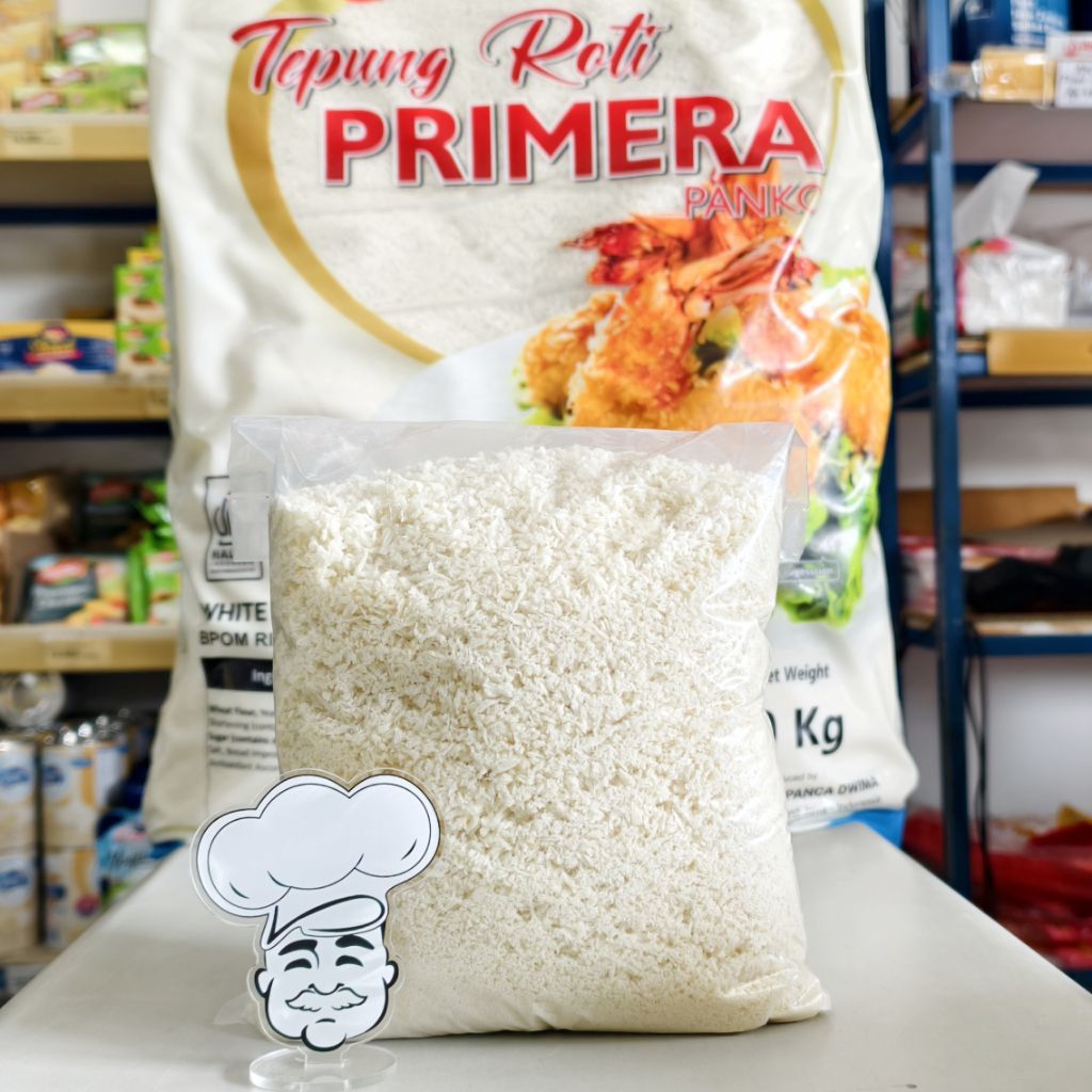 

Panir Panko Primera Putih 500G / Tepung Roti Putih / Bread Crumb white / Tepung Krispi