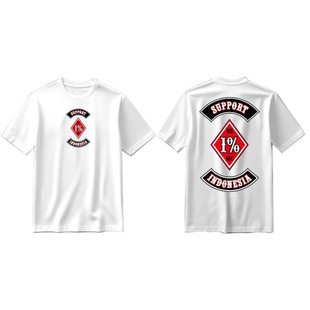 KAOS BIKERS BROTHERHOOD 1% MC INDONESIA