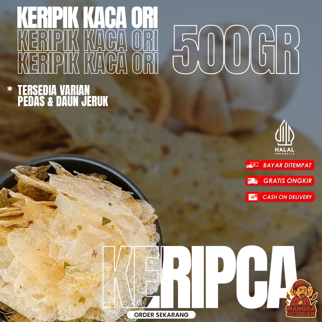 

(500gr) KRIPIK KACA VIRAL ORIGINAL MANGGAdiCOBIAN