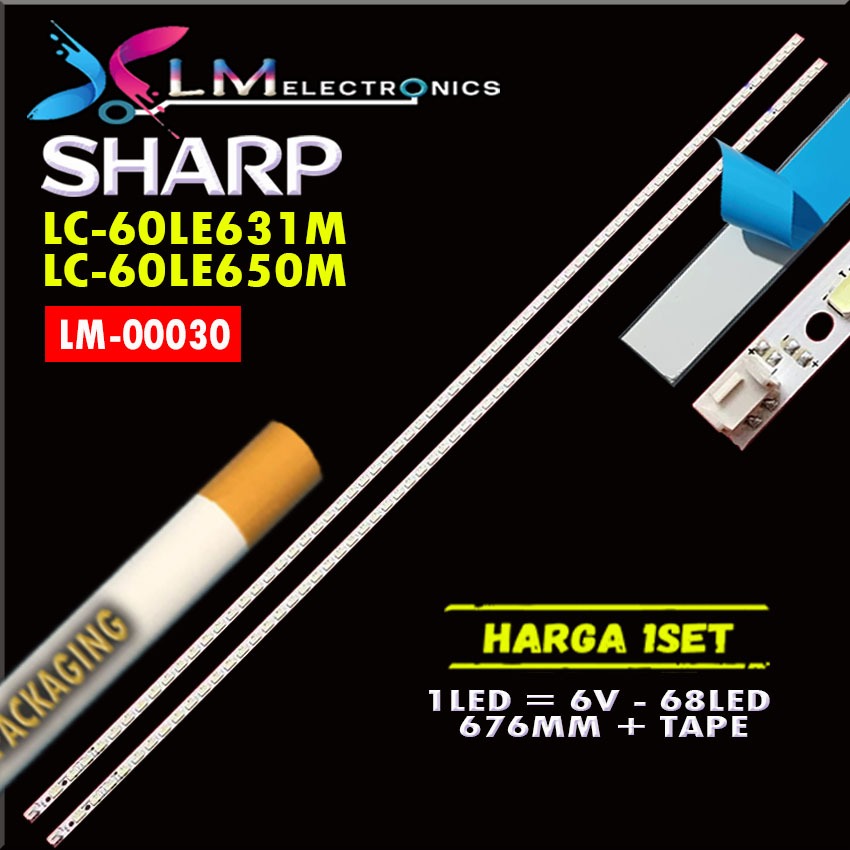 BACKLIGHT SHARP LC-60LE630M LC-60LE631M LC-60LE650M 60LE630M 60LE631M 60LE650M 60LE650M 60LE650