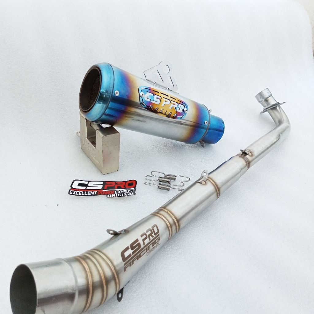 KNALPOT racing fulsystem Jupiter z Vega Shogun SP Supra x 125 original CS PRO