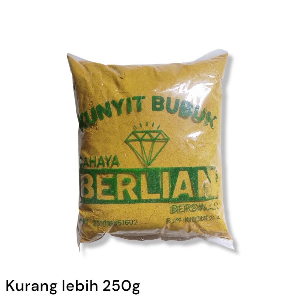 

Kunyit bubuk cap cahaya berlian 250g