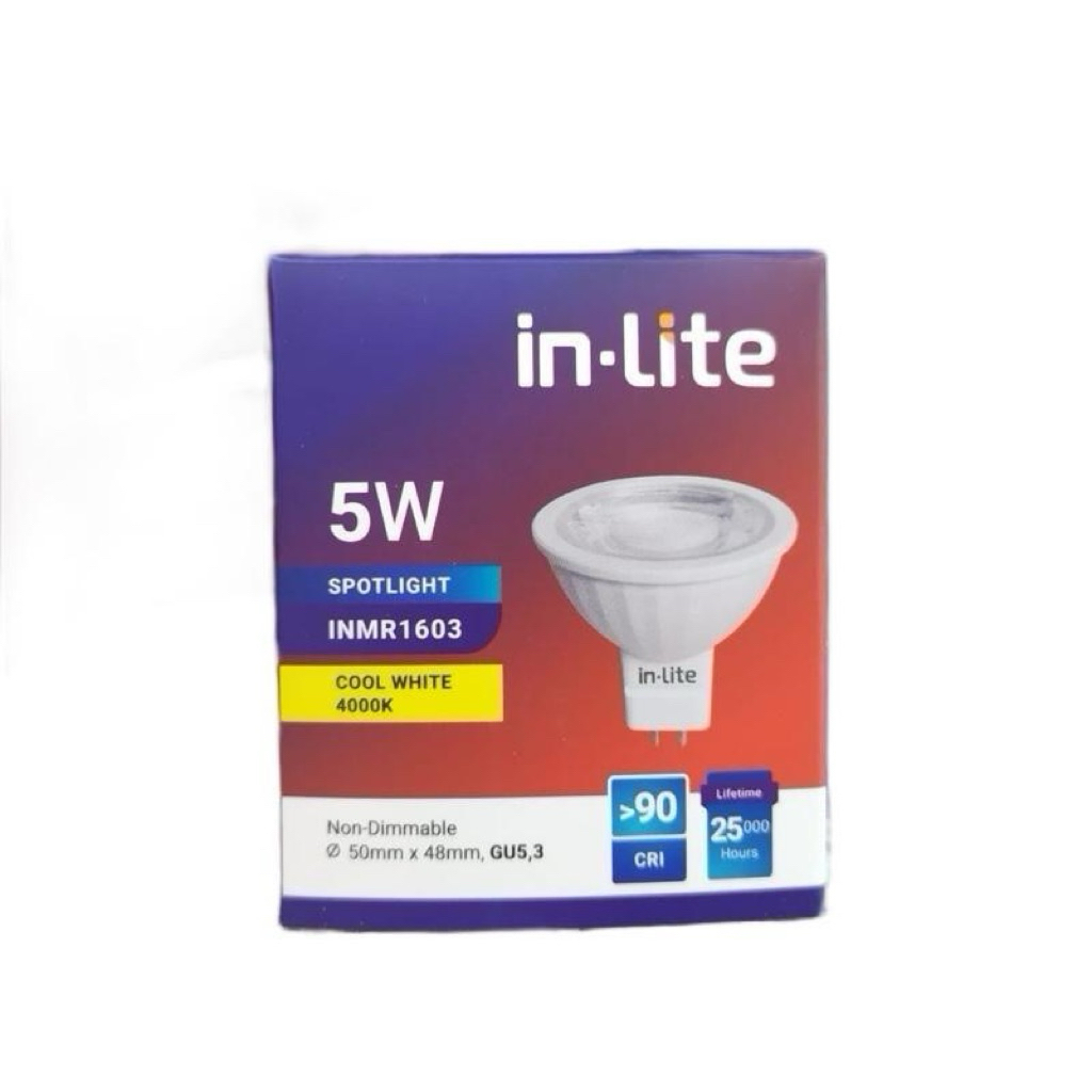 MR16 5Watt 4000K 220V Inlite Lampu MR16 LED
