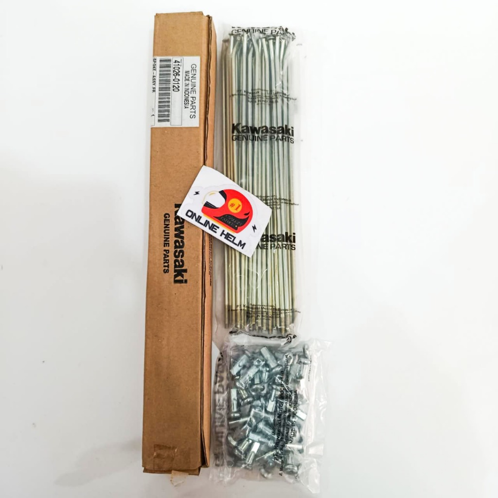 Jari Ruji KLX 150 Depan Velg 21 Lubang 36 ORIGINAL KAWASAKI