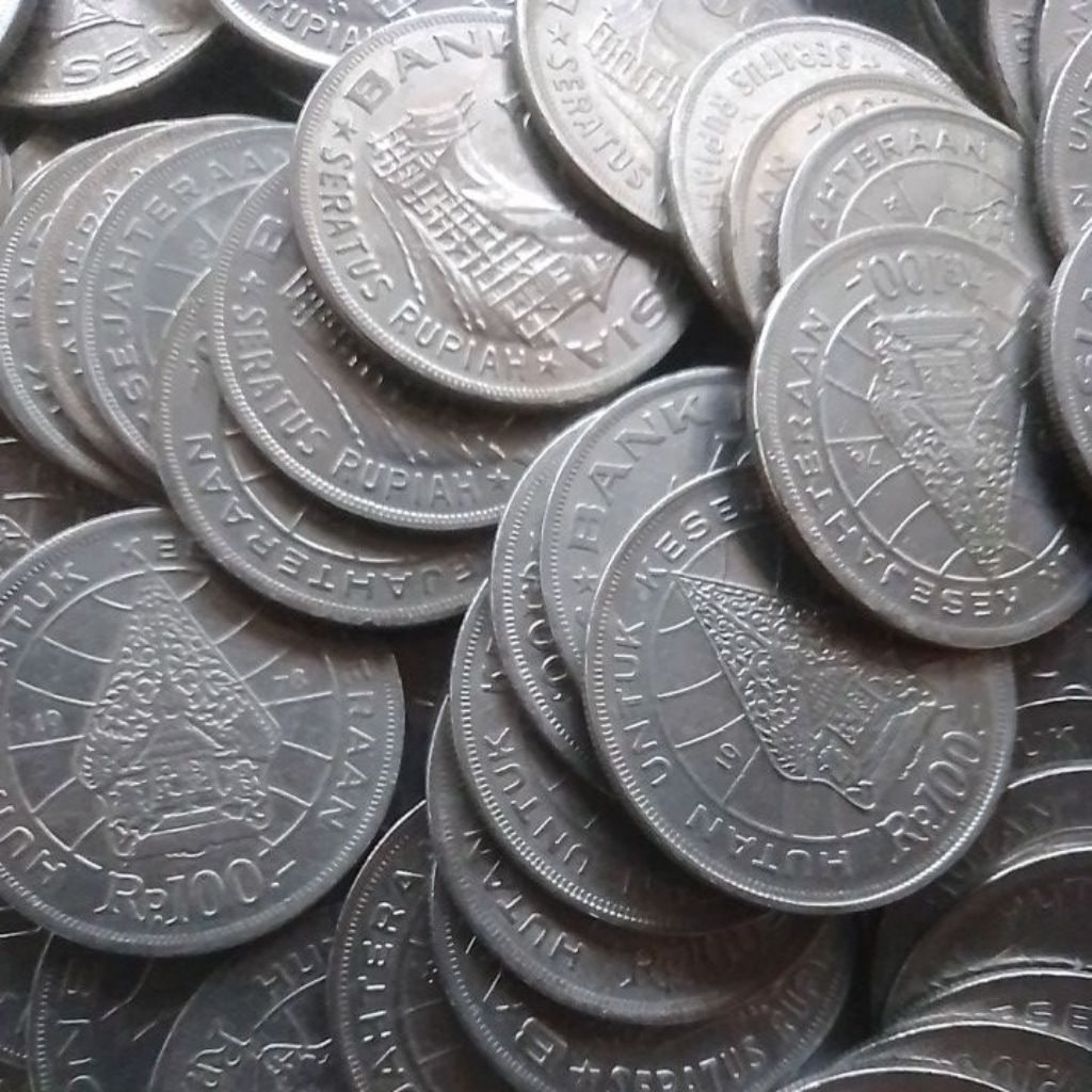 ASLI UANG KUNO 100 RUPIAH WAYANG TAHUN 1978