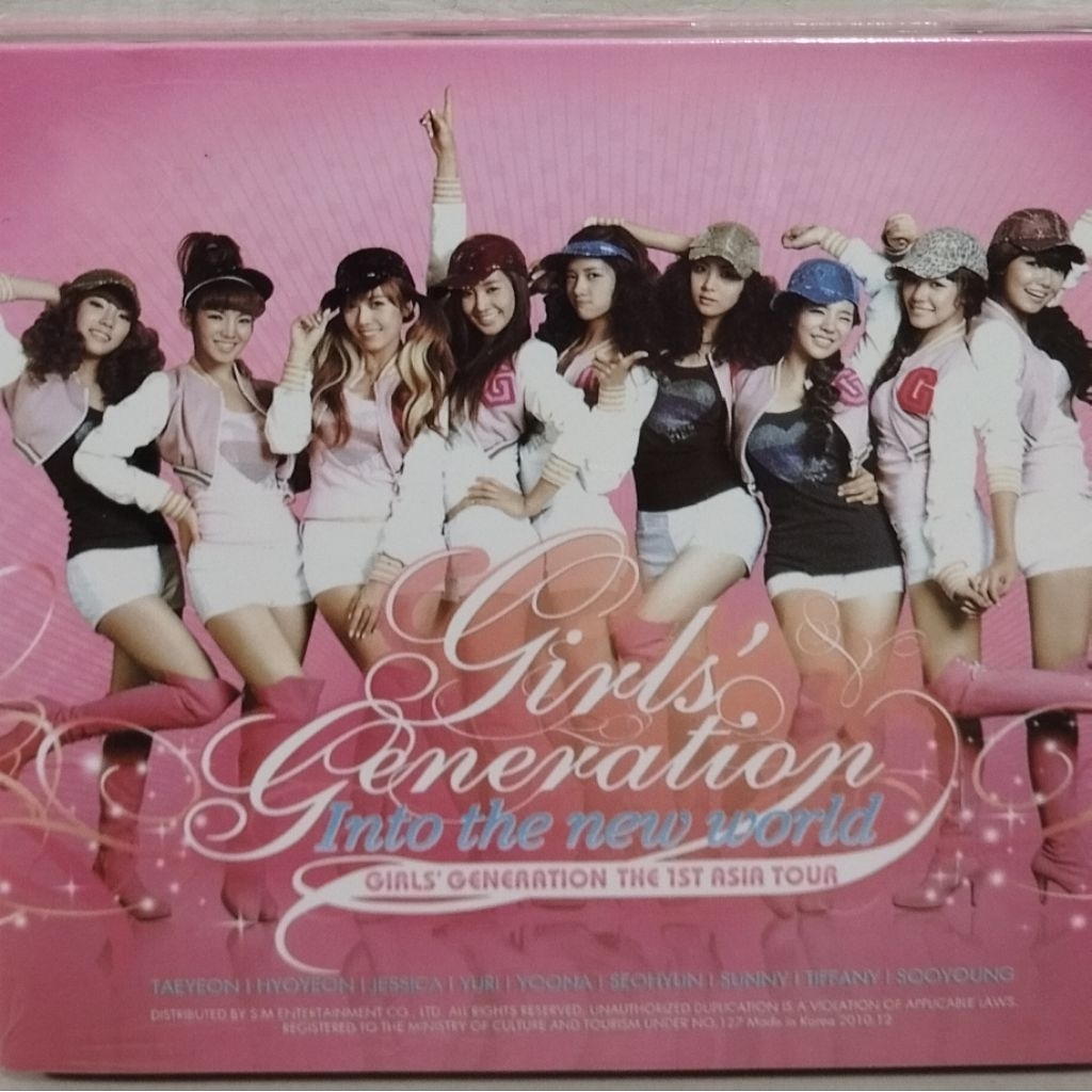 CD Girls Generation Into The New World The 1st Asia Tour 2CD