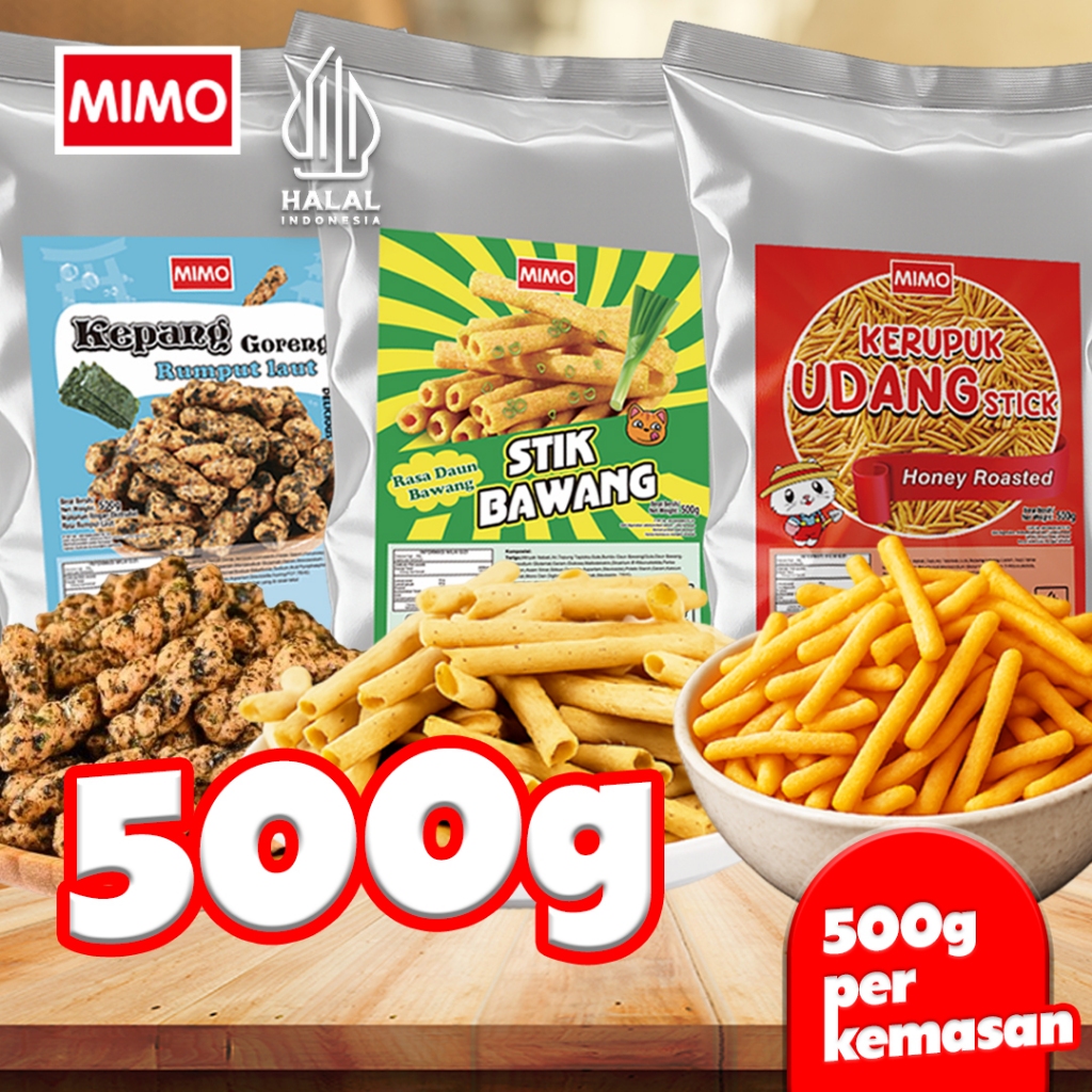 HALAL Jajanan Viral MIMO kriuk enak renyah | camilan ringan anak SD halal cemilan murah jajanan kilo