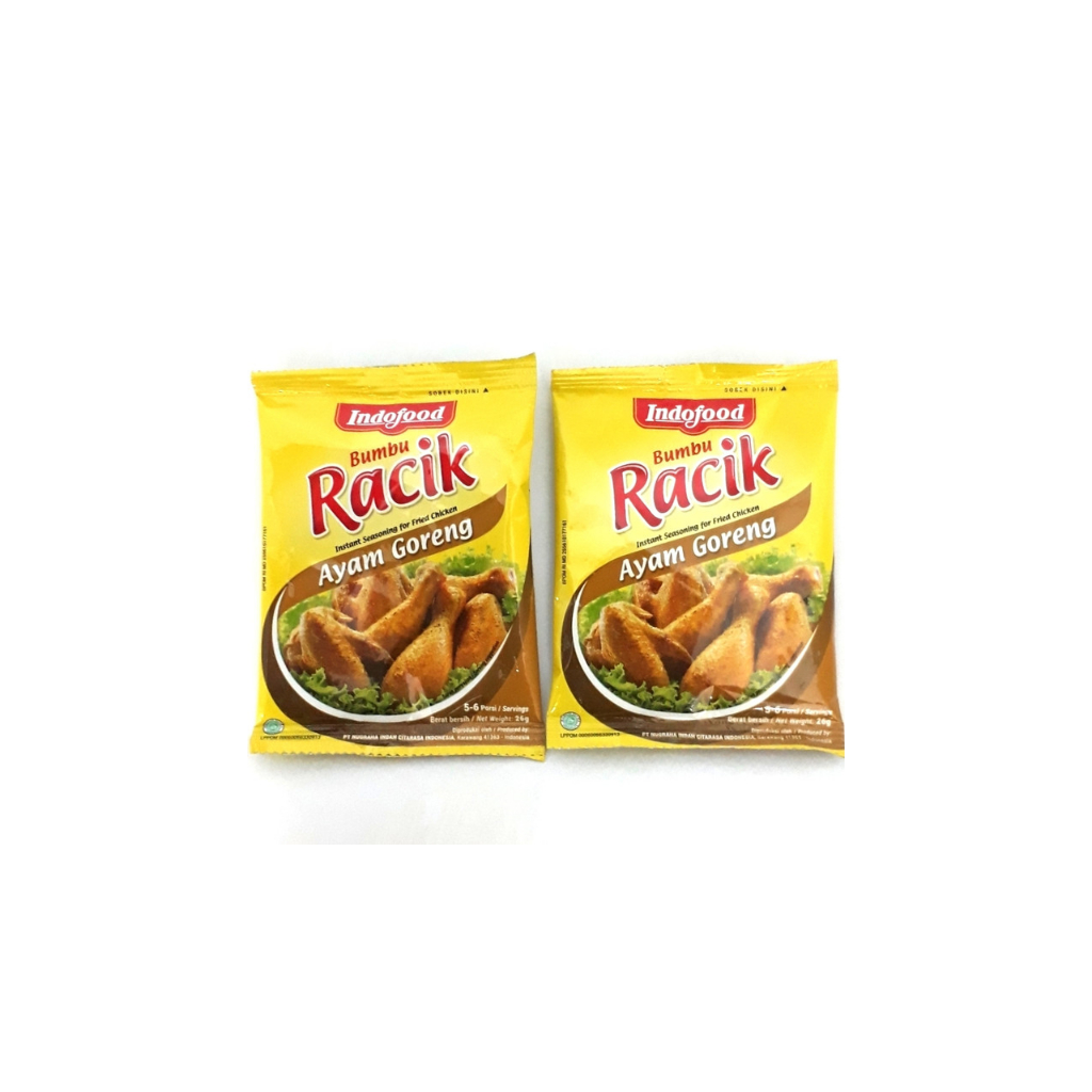 

RACIK INDOFOOD BUMBU MASAK AYAM GORENG 26gr