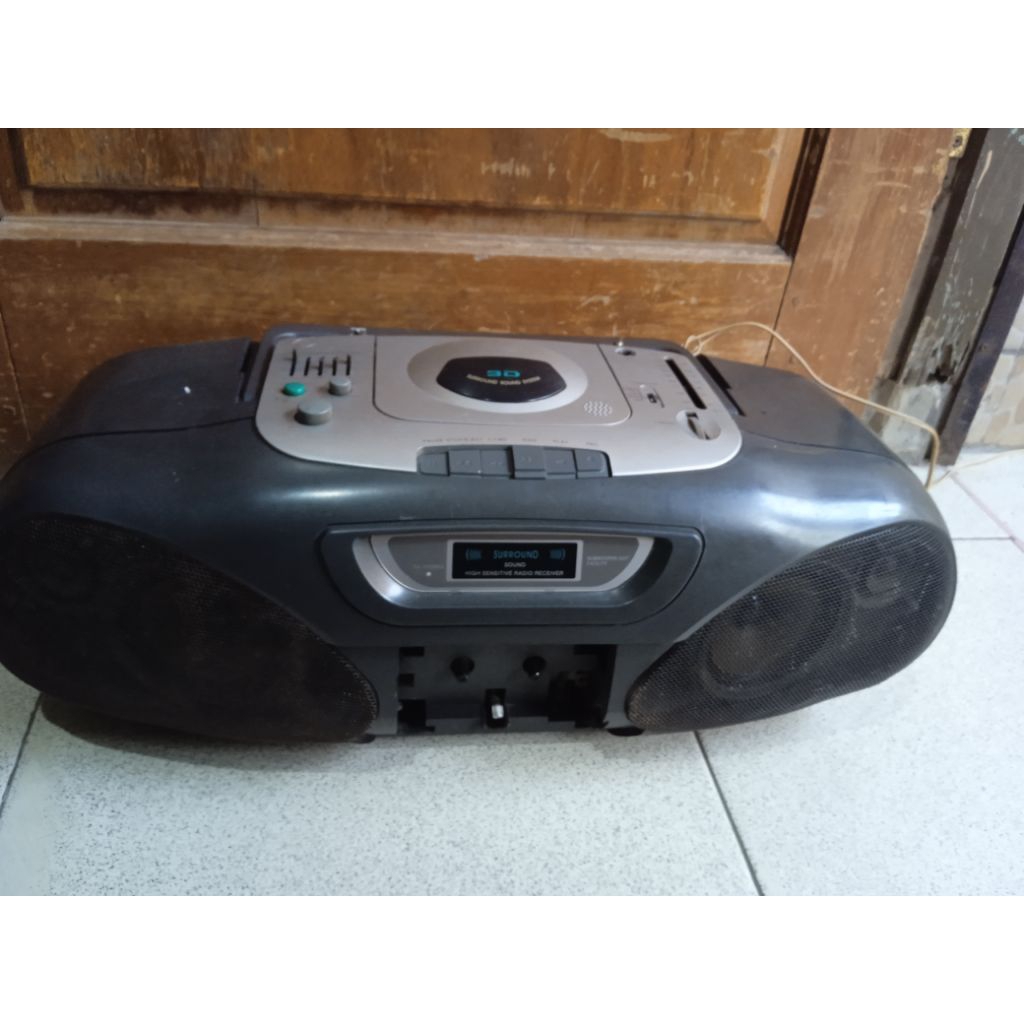 Compo polytron PSC722C Jumbo, Radio normal tape off, fisik apa ada nya