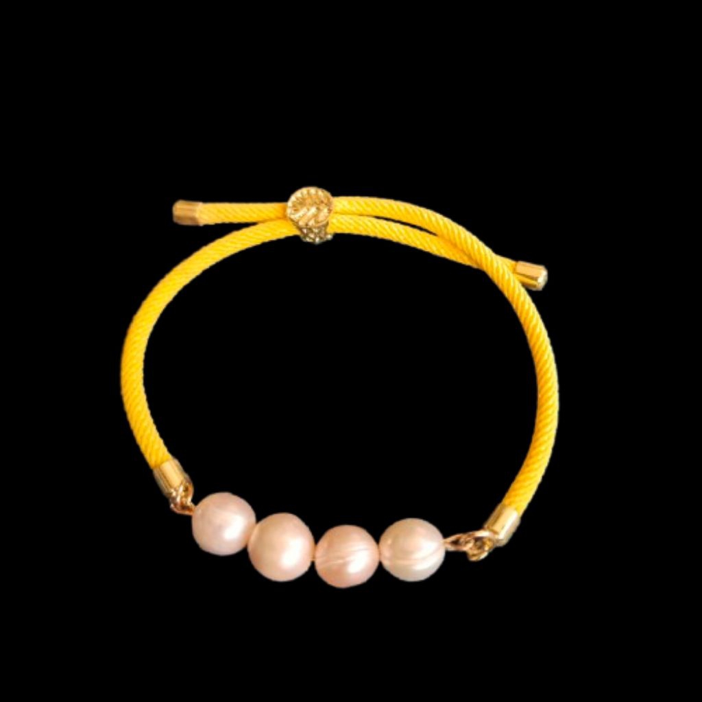 Gelang Tali Mutiara Asli Lombok – Handmade Elegan untuk Wanita & Pria