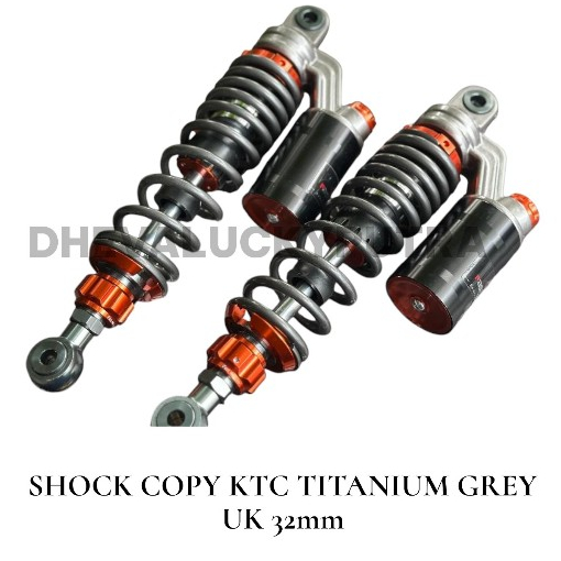 SHOK SHOCK COPY KTC TITANIUM GREY UK 32mm-SHOK REPLIKA KTC TITANIUM GREY