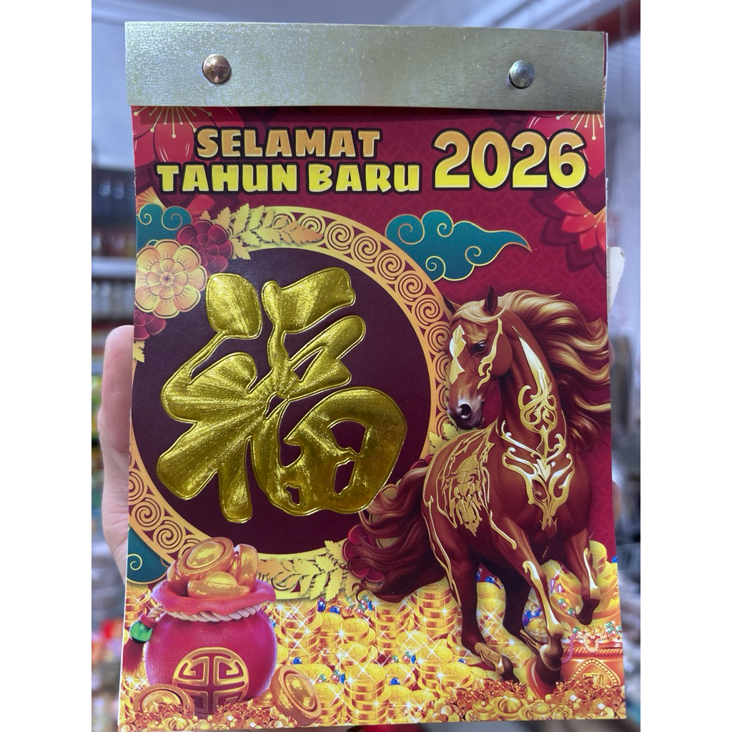 

Kalender Harian Sobek 2026 SHIO KUDA Indonesia & China Aneka Ukuran