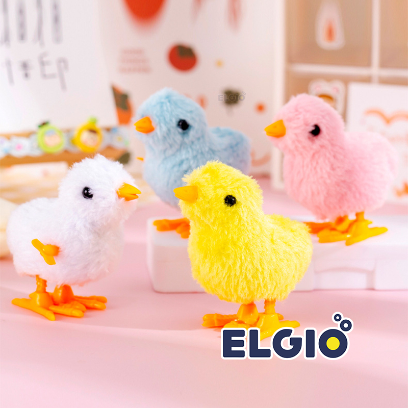 Mainan Ayam Berjalan Mematuk Model Putar Wind Up Chook Edukasi Bayi Anak