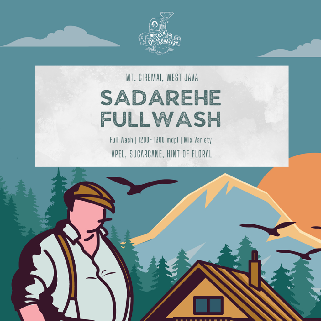 

SADAREHE FULL WASH (200gr) BIJI KOPI ARABIKA FILTER ROAST by OKSIGEN ROASTERY