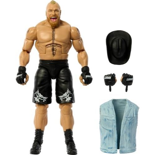 WWE Elite Brock Lesnar Action Figure With Accessories