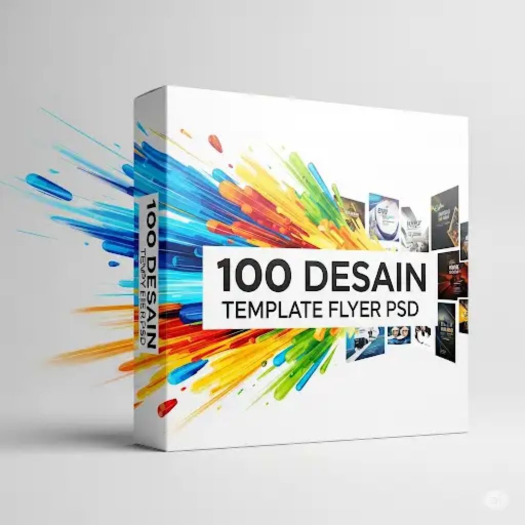 100 Desain Template flyer PSD