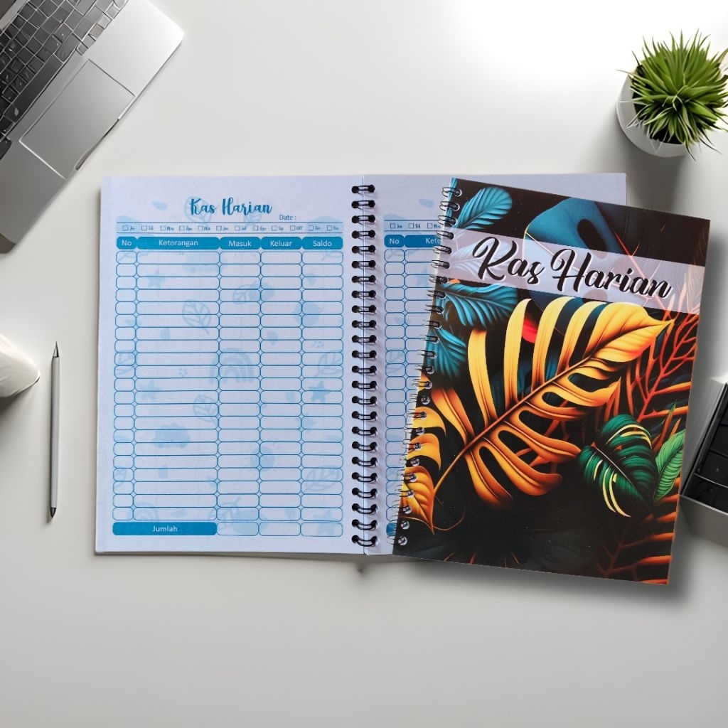 Buku Kas Harian Buku Kas Bulanan Buku Saving Tracker Buku Catatan Keuangan
