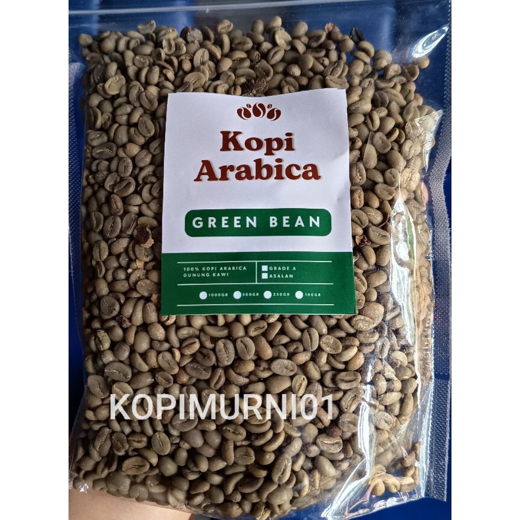 

GREEN BEAN/KOPI MENTAH ARABICA 1KG
