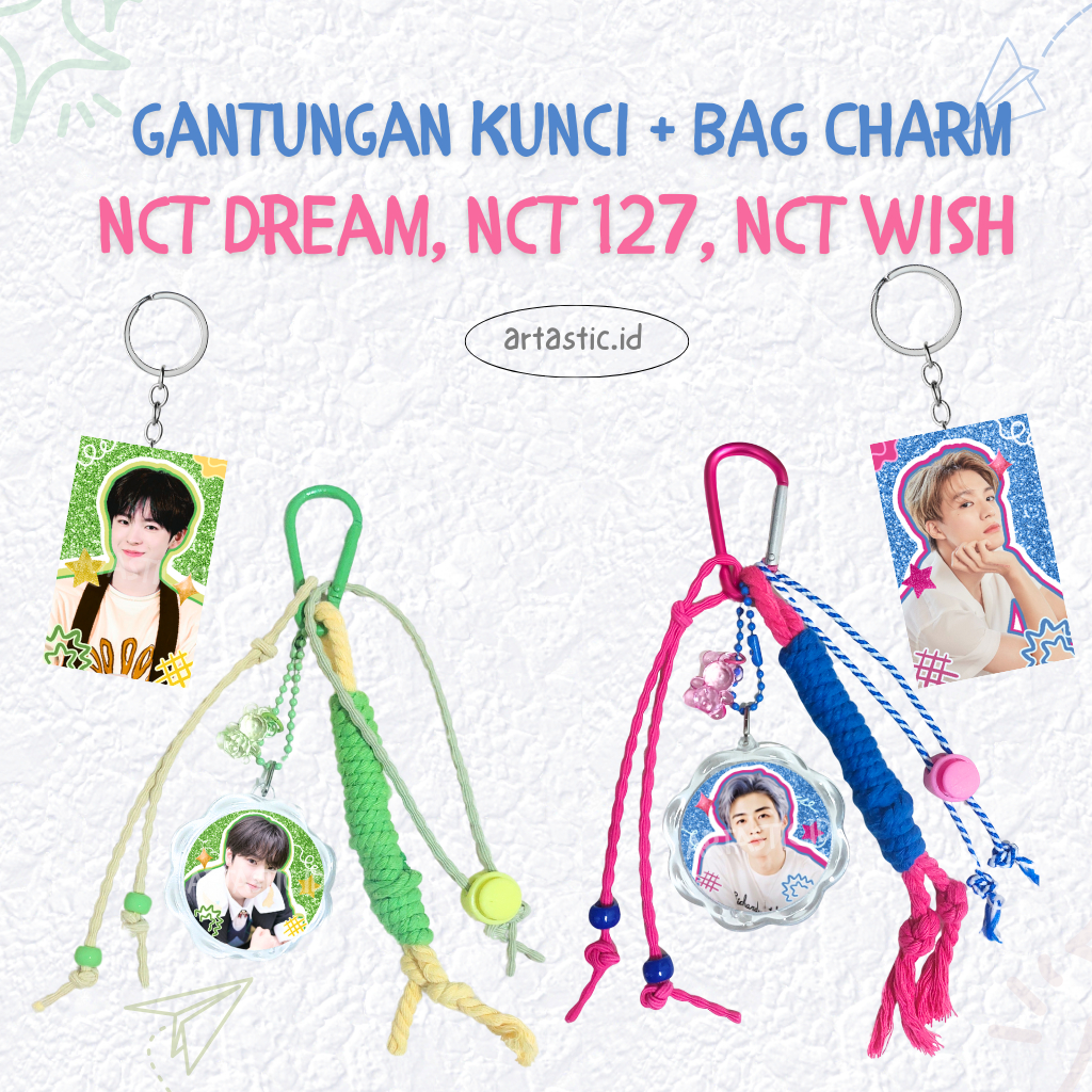 Bag Charm NCT DREAM | Keychain NCT DREAM | Bag Charm NCT 127 | Keychain NCT 127 | Bag Charm NCT WISH