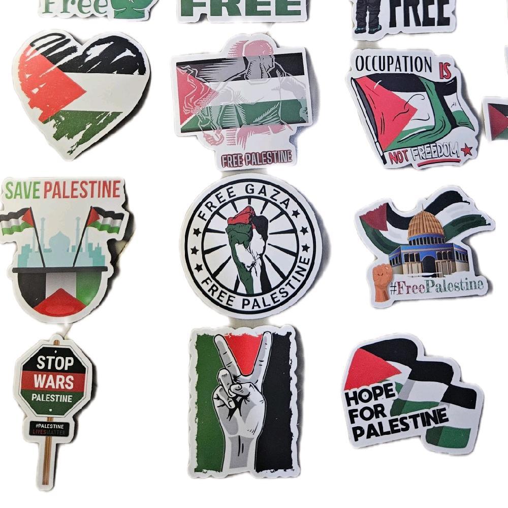 

50pcs Stiker Bertema Kebebasan Palestina Dengan Pesan Mendukung Kebijakan Bebas Palestina Cocok Untuk Pengguna Individu Dan Kumpulan Kecil