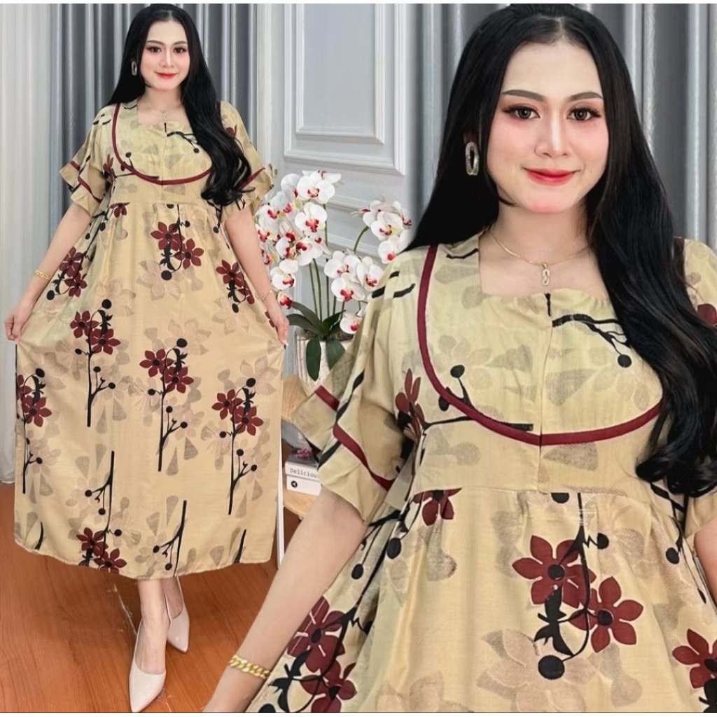 Daster Jumbo Kekinian Ld 120 Busui Bumil Friendly