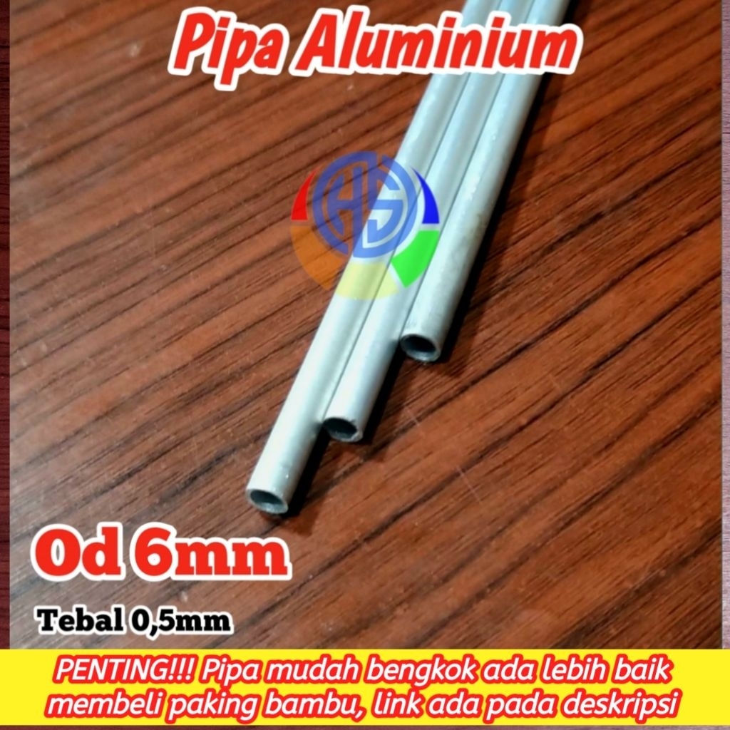 Pipa Aluminium 6mm