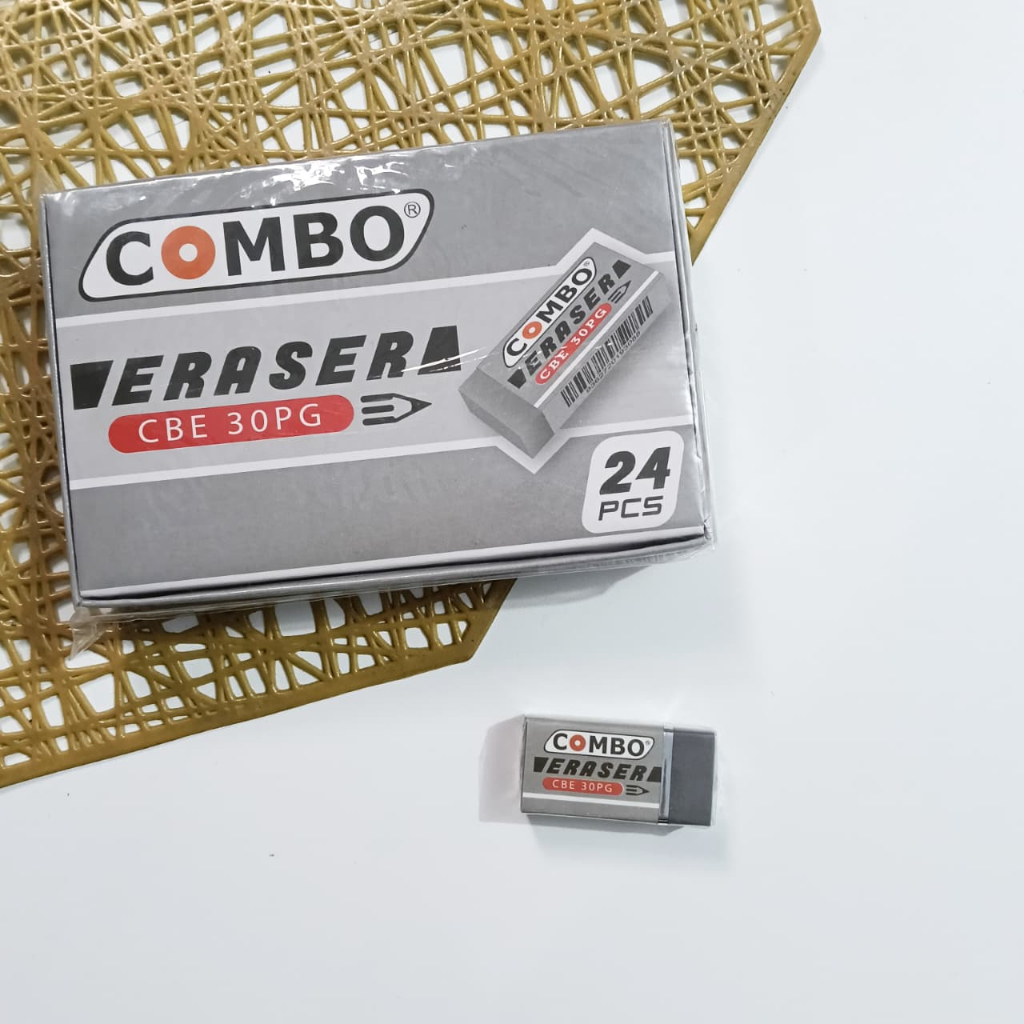 

Penghapus Pensil / Hapusan Besar / Eraser CBE 30 PVC Grey Combo