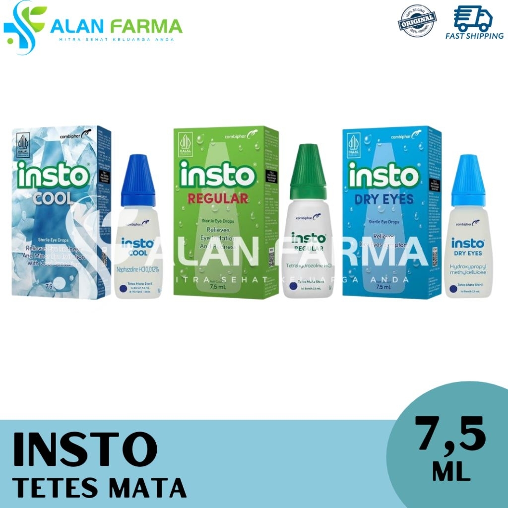 Insto Tetes Mata 7,5 mL | Insto Cool | Insto Mata Kering | Tetes Mata Insto