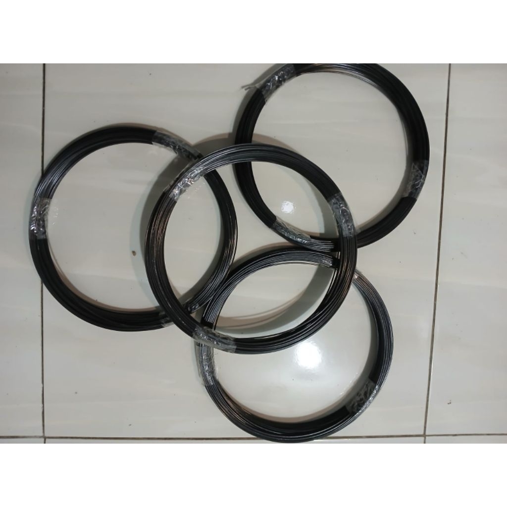jeruji fiber hitam 1,0mm-2,5mm