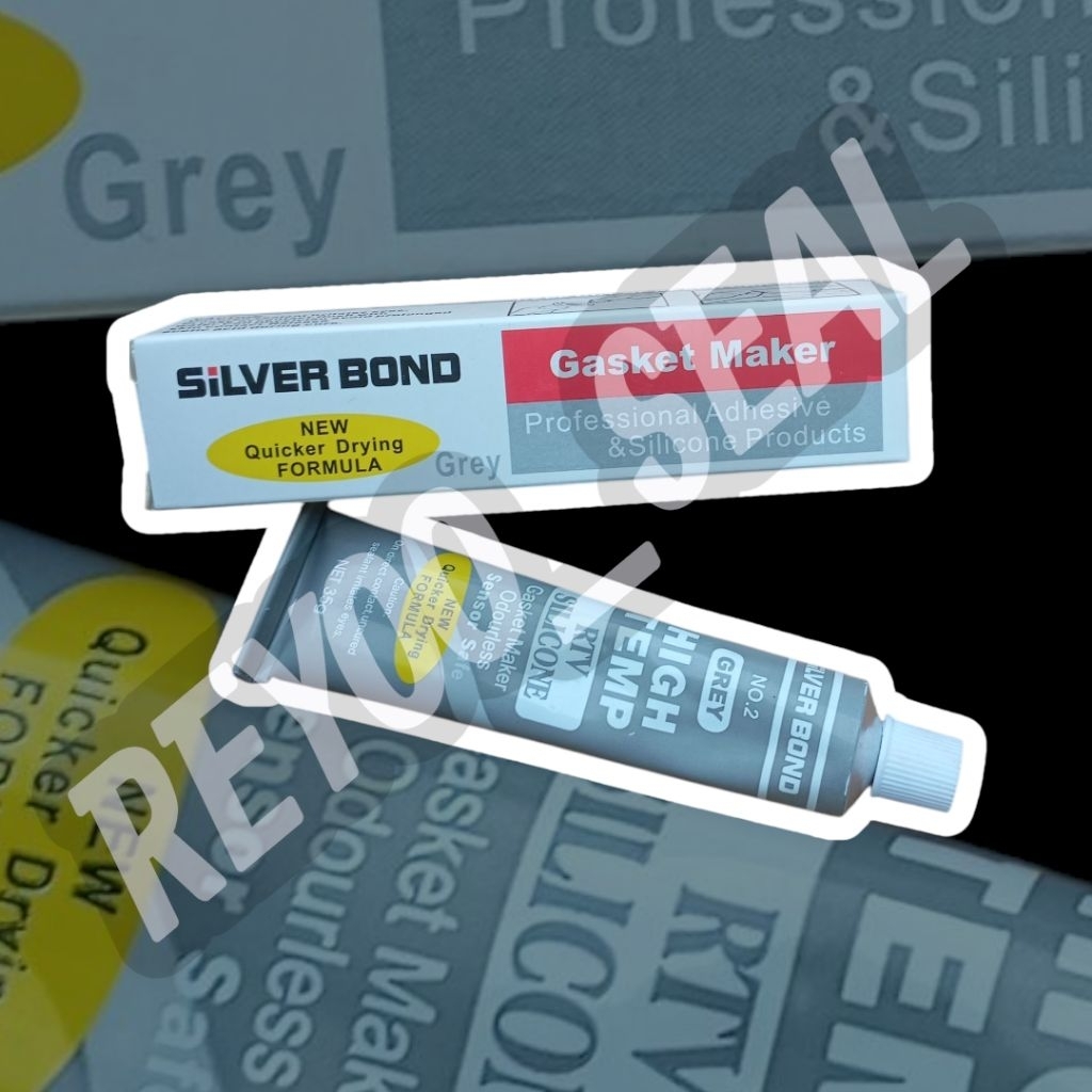 

LEM SILVER BOND IMPORT NO.2 HIGH TEMP RTV SILICONE GREY 35G