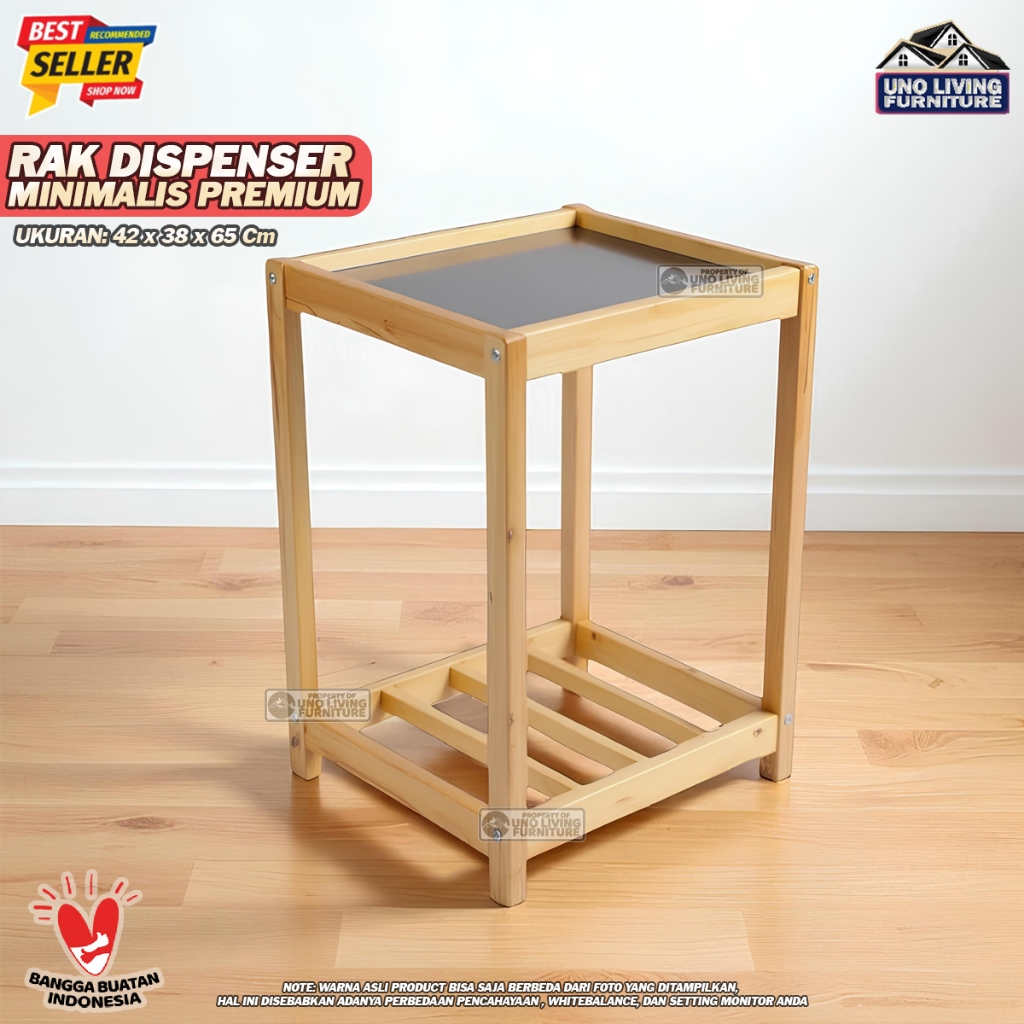 Rak Dispenser/ Tempat Dispenser/ Tempat Galon/ Rak Dispenser Kayu/ Rak Dispenser Minimalis Murah