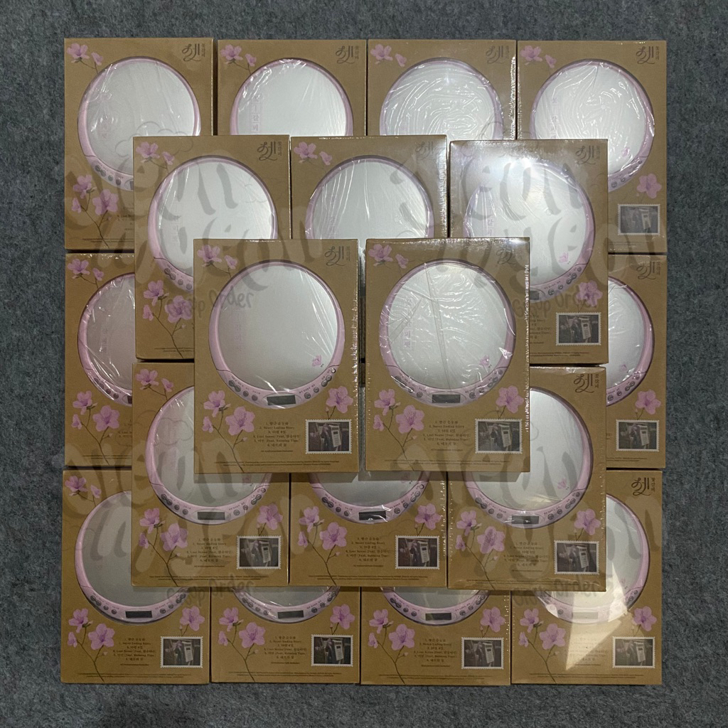 [KHUSUS MEMBER GO JIEUNMYEON] Open PO Pre Order Album IU CDP ver a flower bookmark remake CD player 