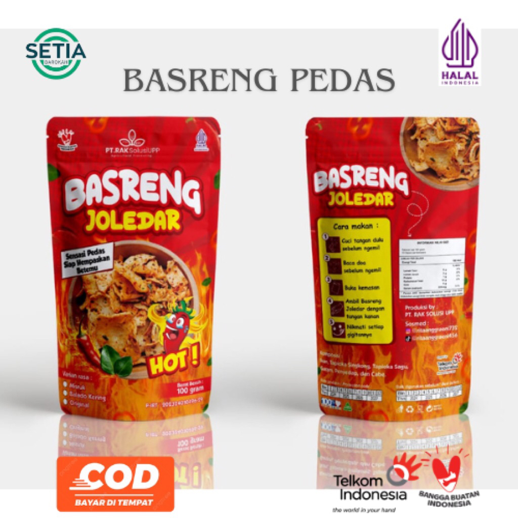 

BASRENG JOLEDAR – Basreng Pedas Hot! uk 100gr