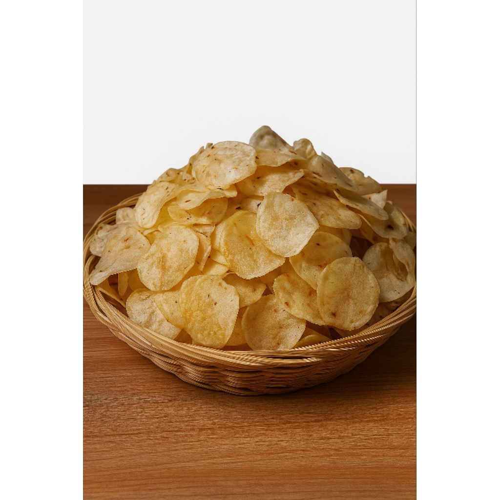 

Opak Singkong Koin Khas Wonosobo Mentah Pedas 1Kg – Kerupuk Singkong Renyah Pedas