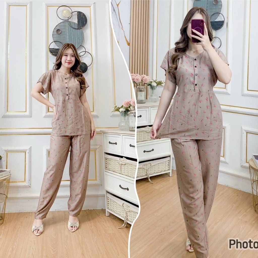 Setelan Morin Celana panjang // Daster bali // Daster rayon bali