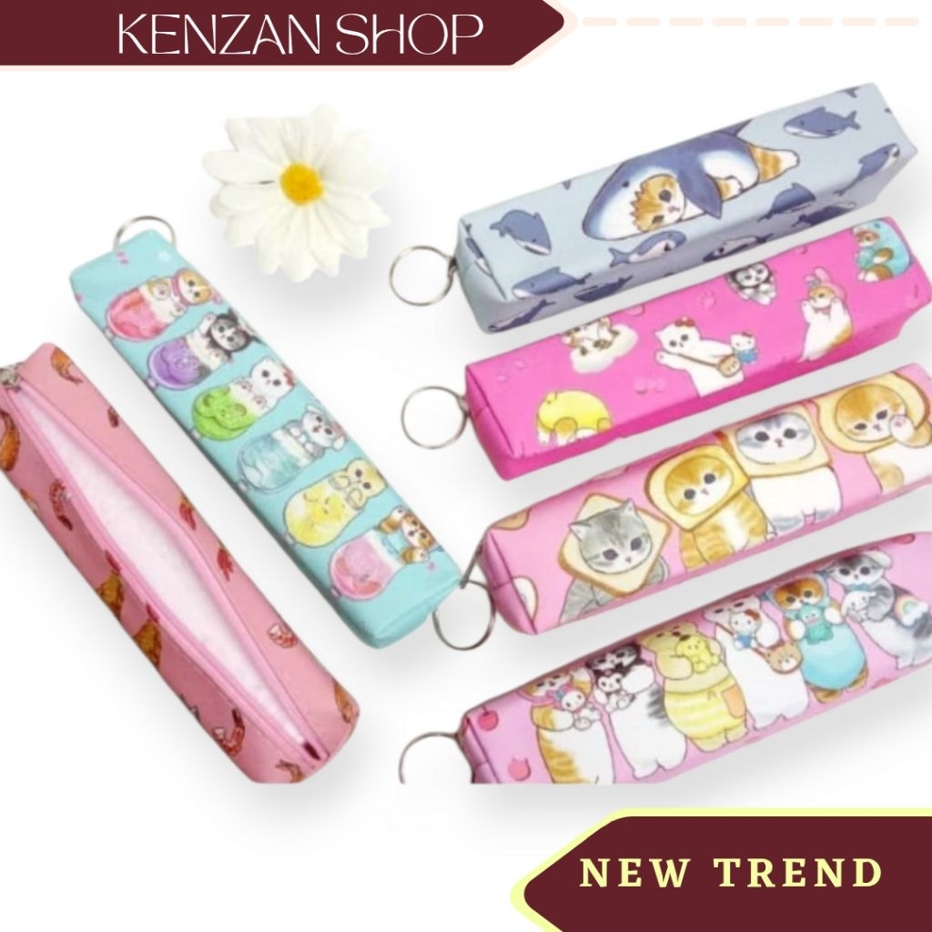 

Tempat Pensil Anak Motif Kucing Souvenir Hadiah 1 Lusin 12 Buah