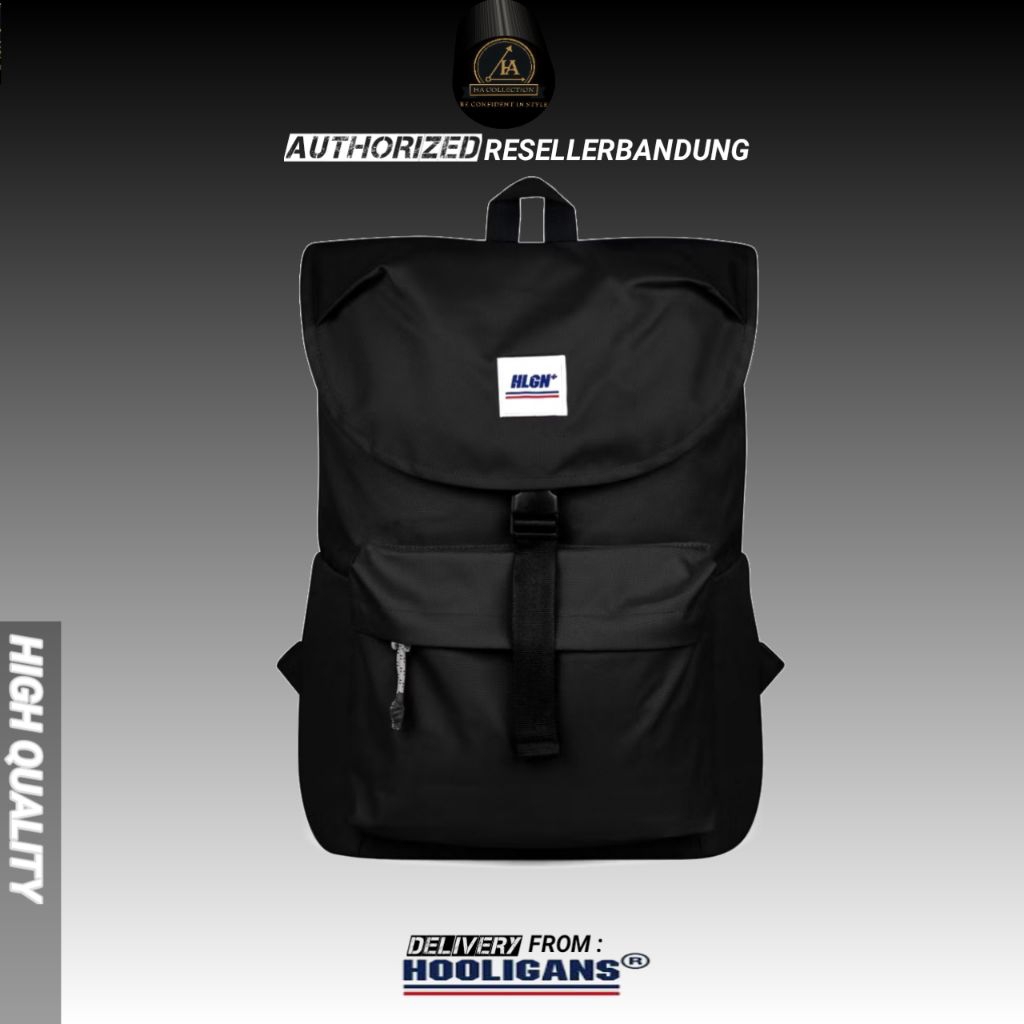 HOOLIGANS Backpack Seedorf Bag - Black