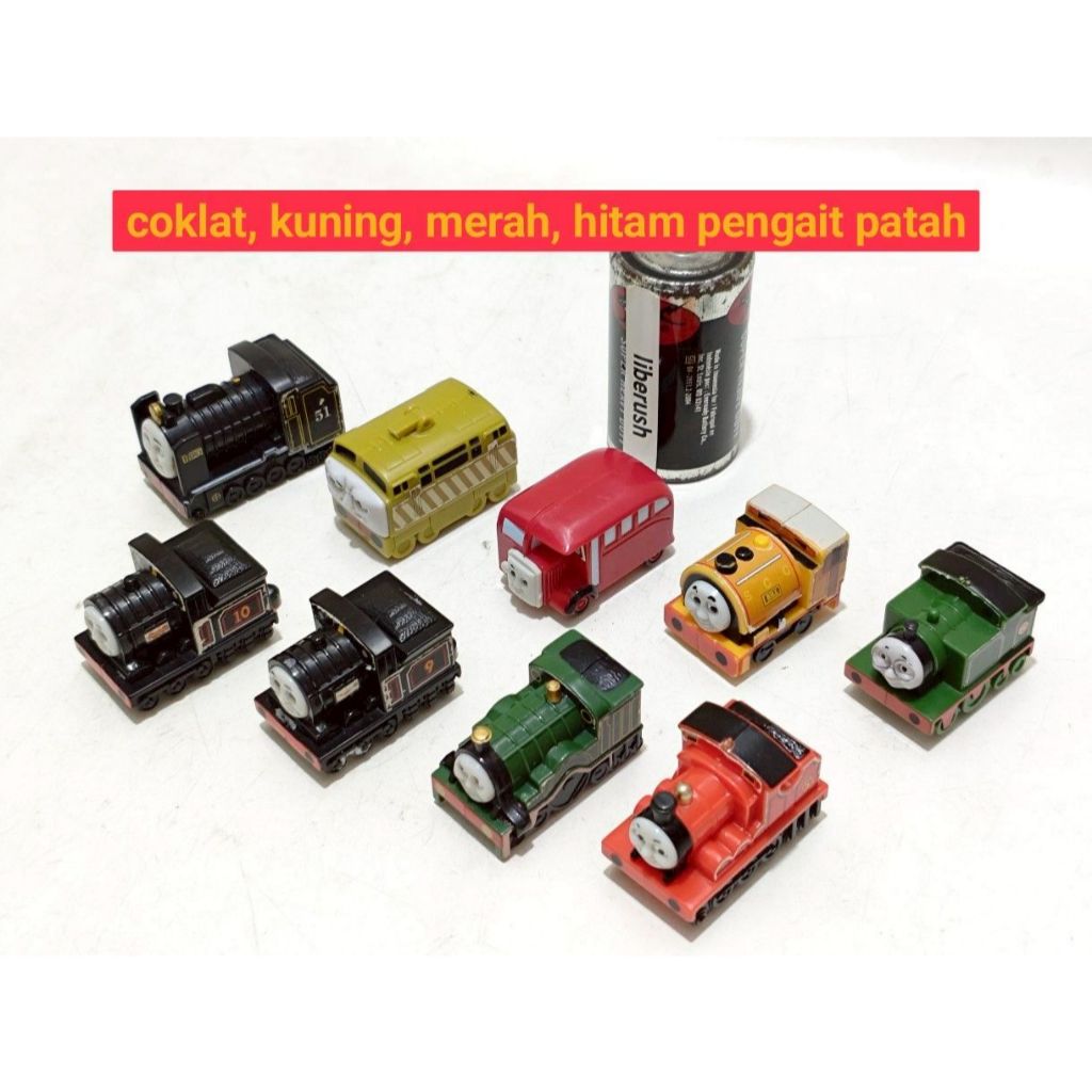 Set takara tomy t arts capsule plarail thomas & friends whiff percy emily donald douglas bertie dies