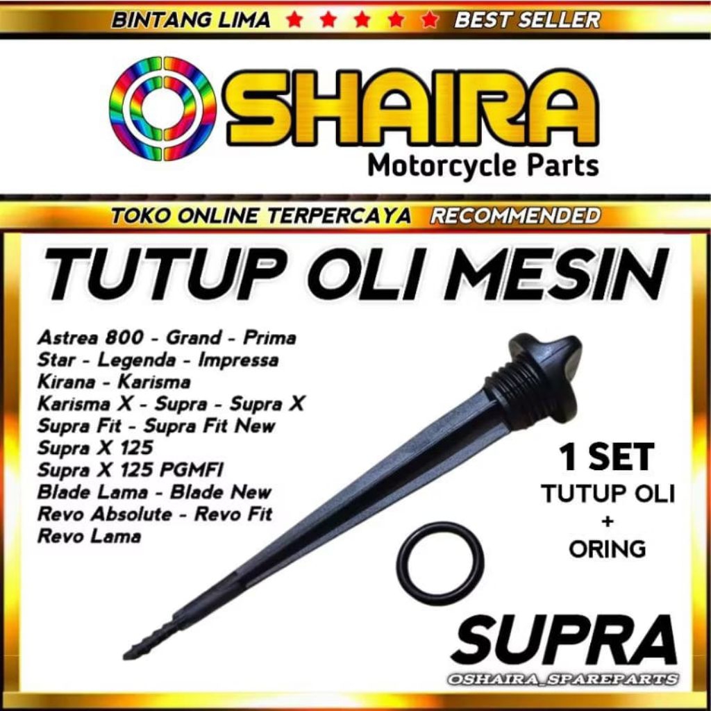 Tutup Oli Mesin Supra/Revo/Blade/Kharisma/Astrea/Kirana/Prima/Grand/Legenda/ TUTUP OLI MESIN GRAND T