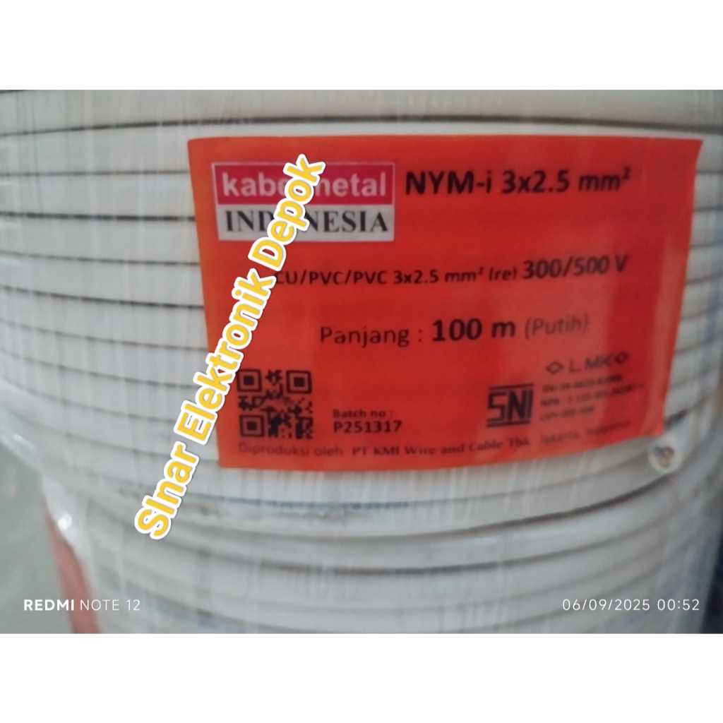 KABEL METAL NYM 3X2.5 100M